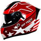 Capacete gp tech v128 usa vermelho 56