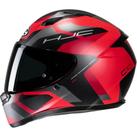 Capacete hjc c10 tins verm cinz pret 59/l