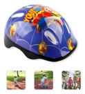Capacete Infantil - Azul Estiloso Para Skate E Patinete - Proteção Capacete Infantil - Azul Estiloso Para Skate E Patinete - Proteção