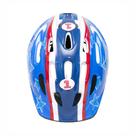 Capacete Infantil Jet Tomcat Bike Skate Ciclismo Patins Patinete America Azul Ajuste Tamanho