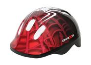 Capacete infantil vermelho e preto Capacete infantil vermelho e preto