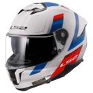 Capacete integral LS2 Stream II com protetor solar Gloss White XL