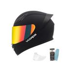 Capacete integral para motocicleta VCOROS WS-609 aprovado pelo DOT