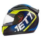 Capacete Jett Evo Line Fosco Azul/Amarelo Tam.60 CAP-697AZAM - Pro Tork