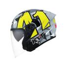 Capacete kyt nfj espargaro replica 2019 matt grey
