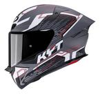 Capacete KYT TT Revo Speeding Preto e Cinza Tamanho:62