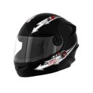 Capacete liberty four kids inf 54 preto fosco