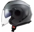 Capacete LS2 Aberto Verso Monocolor Nardo Grey