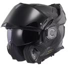 Capacete Ls2 AdvantX FF901 Carbon Preto Escamoteável Robocop