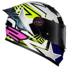 Capacete ls2 classic pro estellar preto/amarelo