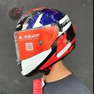 Capacete LS2 FF320 Stream Exo white Blue Red