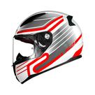 Capacete Ls2 FF353 Rapid Circuit Branco/ Vermelho