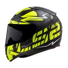 Capacete LS2 FF353 Rapid CromoMatte Black Hi Vis Yelllow