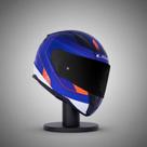 Capacete Ls2 Ff353 Rapid Slide Azul Fosco Vermelho