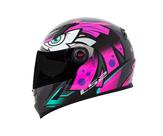 Capacete LS2 FF358 Classic Tribal Fucsia Cinza Rosa
