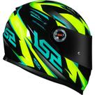 Capacete LS2 FF358 Draze Black/HV Yellow/Green