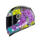 Capacete Ls2 Ff358 Dreamcatcher Flores Prata