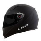 Capacete LS2 FF358 Monocolor Preto Fosco Masculino e Feminino Capacete LS2 FF358 Monocolor Preto Fosco Masculino e Feminino