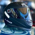 Capacete Ls2 Ff358 Monocolor preto fosco + Viseira Fume