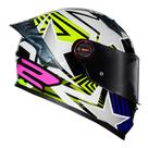 Capacete LS2 FF358 Pro Estellar Estrela LANÇAMENTO Star Preto Amarelo Roxo Rosa Masculino Feminino