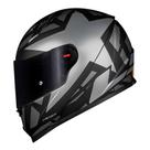 Capacete LS2 FF358 Starwar Preto Fosco e Prata Capacete LS2 FF358 Starwar Preto Fosco e Prata