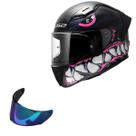Capacete Ls2 FF810 Vigo Sarbul Preto Rosa + Viseira Camaleao