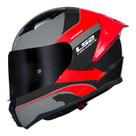 Capacete LS2 FF810 Vigo Vision Cinza e Vermelho Cor:Cinza+VermelhoTamanho:60Gênero:Masculino