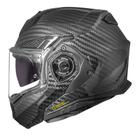 Capacete LS2 FF901 Advant X Carbon Solid Escamoteável Capacete LS2 FF901 Advant X Carbon Solid Escamoteável