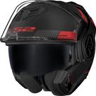 Capacete Ls2 Ff906 Advant Bend Robocop Preto fosco vermelho