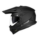 Capacete LS2 MX702 Pioneer II Monocolor Preto Fosco Capacete LS2 MX702 Pioneer II Monocolor Preto Fosco