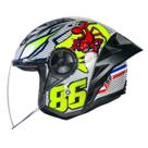 Capacete LS2 OF616 Airflow II Draze Sting Dark Monocolor