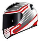 Capacete LS2 Rapid FF353 Circuit Branco Vermelho Capacete LS2 Rapid FF353 Circuit Branco Vermelho