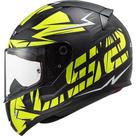 Capacete ls2 rapid ff353 cromo matte blk/hi-vis Capacete ls2 rapid ff353 cromo matte blk/hi-vis