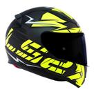 Capacete LS2 Rapid FF353 Cromo Preto fosco/ Fluo