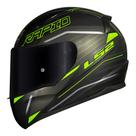 Capacete LS2 Rapid FF353 Rokku Preto Amarelo Brilho