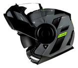 Capacete Ls2 Scope Ff902 Max Preto Amarelo Fluor Articulado Desenho:Sólido/cinza nardo/yellowTamanho do capacete:58Cor