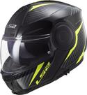 Capacete ls2 scope ff902 skid preto amarelo