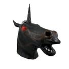 Capacete, máscara de unicórnio, festa de máscaras de Halloween, látex