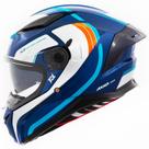 Capacete Masculino Axxis Panther Tribute Azul Oculos Moto