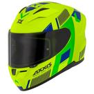 Capacete Masculino Axxis Segment Selector Verde Moto Fechado