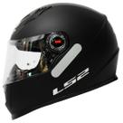 Capacete Masculino Feminino Fechado Ls2 ff358 Monocolor Preto Fosco Capacete Masculino Feminino Fechado Ls2 ff358 Monocolor Preto Fosco