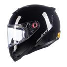 Capacete Masculino Feminino Fechado Peels Icon Preto Brilho