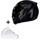 Capacete Masculino Feminino Peels Mirage Preto + Viseira Capacete Masculino Feminino Peels Mirage Preto + Viseira
