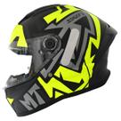 Capacete Masculino MT Stinger 2 Meld Amarelo Esportivo Moto