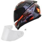 Capacete Masculino Norisk Razor Speedmax Cinza Viseira Fume Capacete Masculino Norisk Razor Speedmax Cinza Viseira Fume