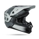 Capacete Mattos Racing Echoes Cinza/Branco Trilha Enduro Motocross