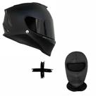 Capacete Mormaii M1 Origin Preto Fosco + Touca Ninja Mormaii Balaclava