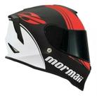 Capacete Mota Mormaii M1 Original + Narigueira Preto Fosco
