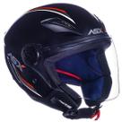 Capacete Moto Aberto Asx City Air Solid Preto Fosco