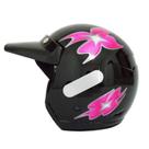 Capacete Moto Aberto (bonezinho) Taurus Preto Feminino tamanho 56